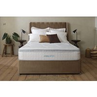 Sleepeezee Cool Refresh 2300 Memory Pillow Top Mattress + Premium Divan Bed, Bednextday_Silver, No Storage, Double