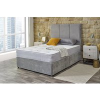Shire Bed Company Ortho Backcare Mattress + Premium Divan Bed, Bednextday_Marine, 2 Drawers, Double