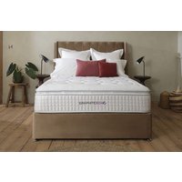 Sleepeezee Graphite Echo 3200 Memory Hybrid Mattress + Premium Divan Bed, Bednextday_Marine, No Storage, King Size