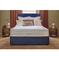 Sleepeezee Cool Refresh 3200 Memory Pillow Top Mattress + Premium Divan Bed , Bednextday_Silver, 4 Drawers, Double