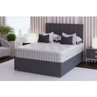 Sleepeezee Shetland Ortho Comfort Mattress + Premium Divan Bed, Bednextday_Carbon, 4 Drawers, Super King