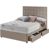 Silentnight Miracoil Memory Mattress + Premium Divan Bed, Bednextday_Marine, 4 Drawers, King Size
