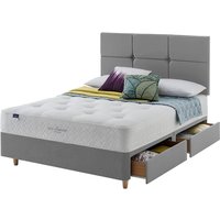 Silentnight Eco Comfort Miracoil Ortho Mattress + Premium Divan Bed, Bednextday_Marine, 4 Drawers, King Size