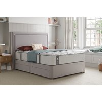 Sealy Blackwood Elevate Posturepedic Mattress + Premium Divan Bed, Bednextday_Marine, 4 Drawers, Super King