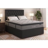 Coolflex� Hybrid ICE Mattress + Premium Divan Bed, Mink, No Drawer, Double