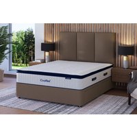Coolflex� Premium Memory Hybrid Mattress + Premium Divan Bed, Cream, End Ottoman, Small Double