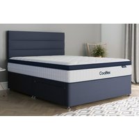 Coolflex� Lux Ortho Pocket Mattress + Premium Divan Bed, Marine, No Drawer, Single