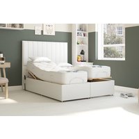Uplift� Inspire Memory Hybrid Adjustable Bed and Mattress Set, Silver, No Drawer, 90x200