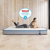 Jay-Be Benchmark S3 Memory Fibre Spring Mattress - 4ft Small Double (120 x 190 cm)