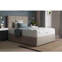 Relyon Warwick 2350 Mattress + Premium Divan Bed, Mink, End Ottoman, Single