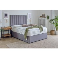 Spring King� Sanctuary Spa 2000 Pillow Top Mattress + Premium Divan Bed, Mink, End Ottoman, Small Double