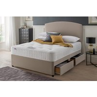 Rest Assured Novaro Ortho 1000 Pocket Mattress + Premium Divan Bed, Cream, 2 Drawer, Single