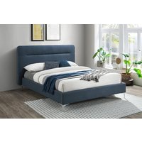 Birlea Finn Blue Fabric Bed, King Size