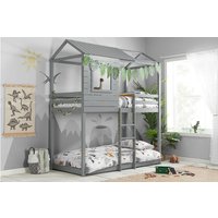 Birlea Adventure Grey Kids Bunk Bed, Single