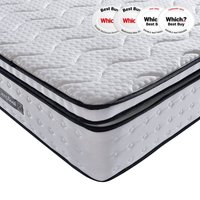 Space - Single - 2000 Pocket Spring Pillowtop Mattress - 3ft - 90 x 190cm - SleepSoul - Happy Beds