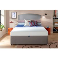 Silentnight Comfort Memory Foam Mattress + Premium Divan Bed, Teal, 2 Drawer, Double