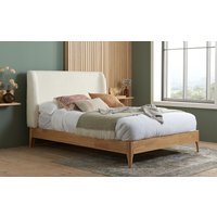 Birlea Halfden Bed Frame, Double, No Storage, Dark Grey