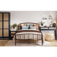LPD Halston Metal Bed Frame, King Size, Copper