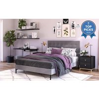 Novo Pandora Fabric Bed Frame, Double