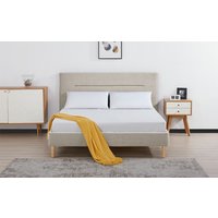 Novo Spencer Fabric Bed Frame, King Size