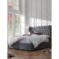 Gfw Geena Double End Lift Storage Ottoman Bedframe - Bedframe + Standard Mattress