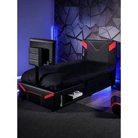 X Rocker Cerberus Twist Single Tv Bed With Mattress Option (Buy &Amp; Save!) - Bedframe With Mattress