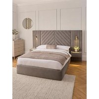 Very Home Torrance Bed With Mattress Options (Buy &Amp; Save!) - Bed Frame With Microquilt Mattress