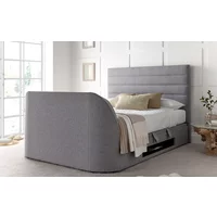 Novo Aporo TV Ottoman Bed Frame, King Size, Marbella Grey