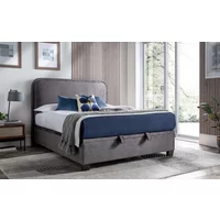 Novo Clione Ottoman Bed Frame, King Size, Maskat Clay