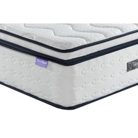 SleepSoul Space 2000 Pocket Memory Pillow Top Mattress, Single