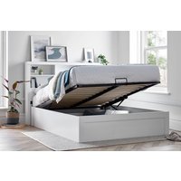 Ariana White Ottoman Storage Bed, King Size