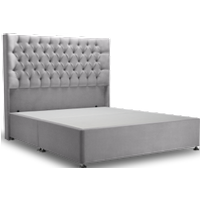 Didsbury Bed Silver Grey - Single / No Storage / Chrome